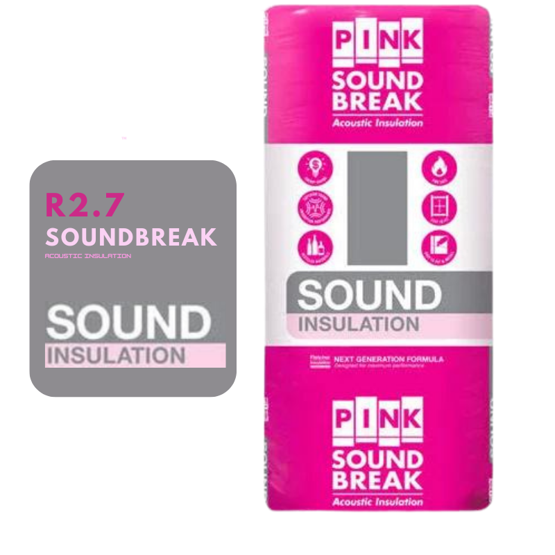 R2.7 Pink Soundbreak Insulation Batts